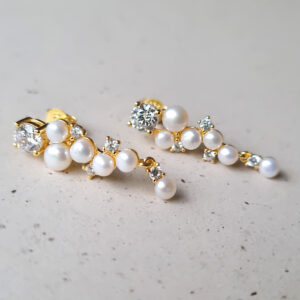 Darling Bubbels Big Oyraringar Gylt Silvur