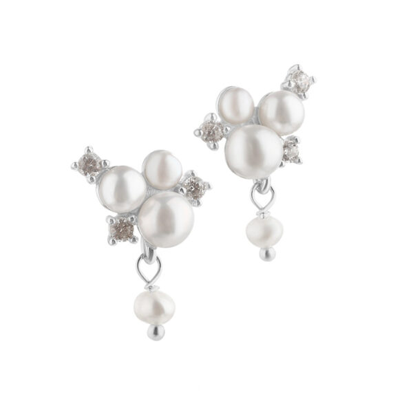Darling Bubbels Cloud Oyraringar Silvur - Image 4
