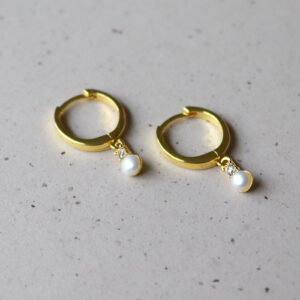 Darling Bubbels Maren Hoops Oyraringar Gylt Silvur