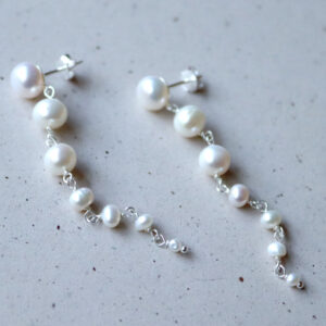 Ghita Long Oyraringar Silvur