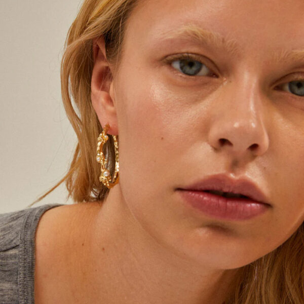 Raelynn Big Hoops Oyraringar Gylt - Image 2