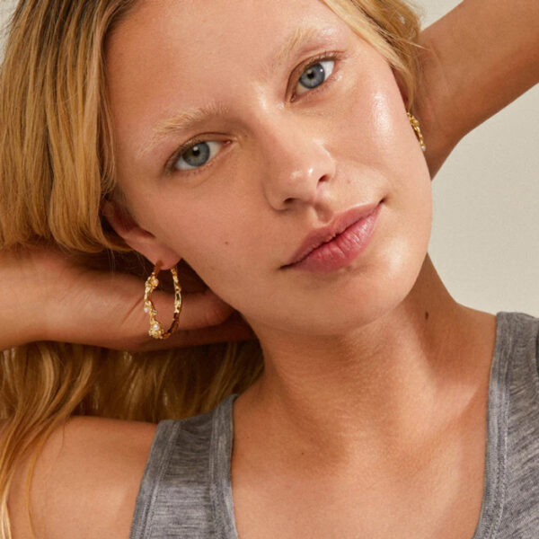 Raelynn Big Hoops Oyraringar Gylt - Image 3