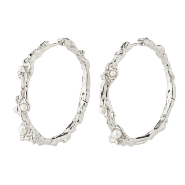 Raelynn Big Hoops Oyraringar Silvrað