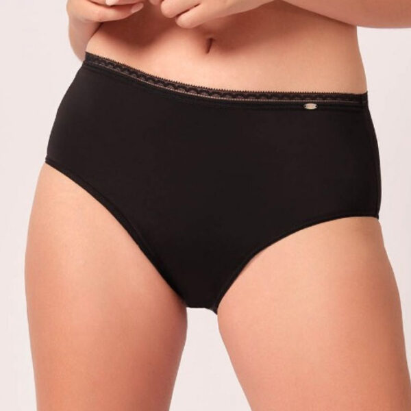Period Panties Midi Trussur Black