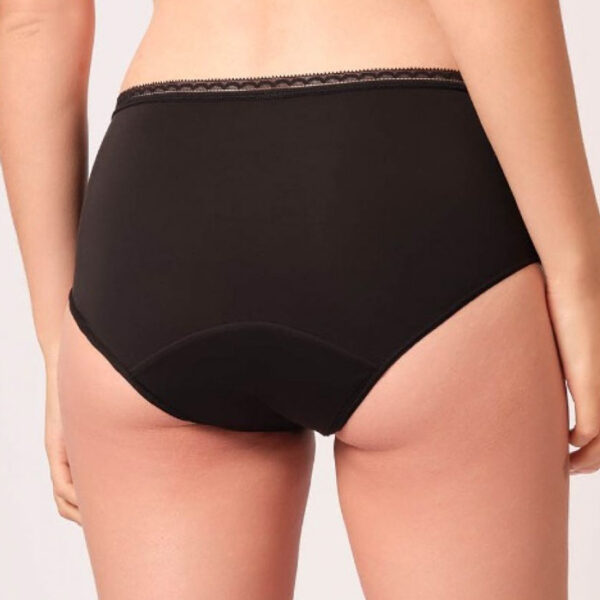 Period Panties Midi Trussur Black - Image 2