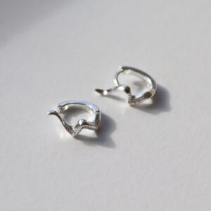 Darling River Hoops Oyraringar Silvur