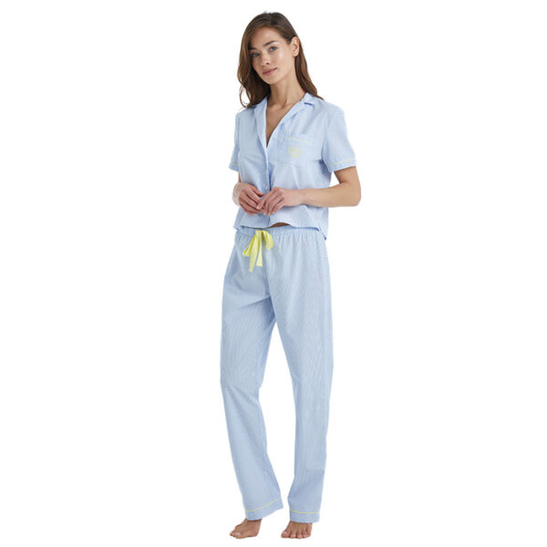Pyjamas 60377/60379 Blue White