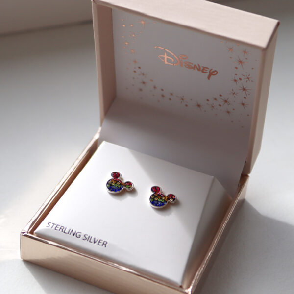 Mickey Mouse Rainbow Oyraringar Silvur - Image 2