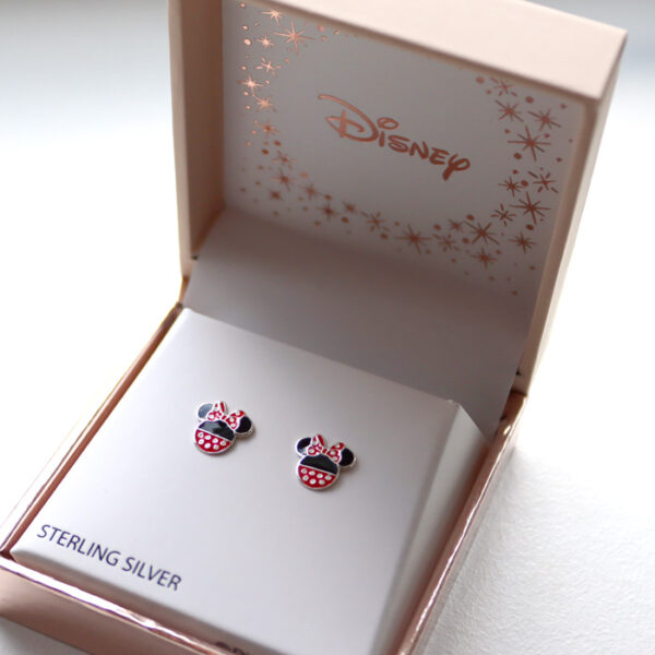 Minnie Mouse Oyraringar við Glasing Silvur - Image 2
