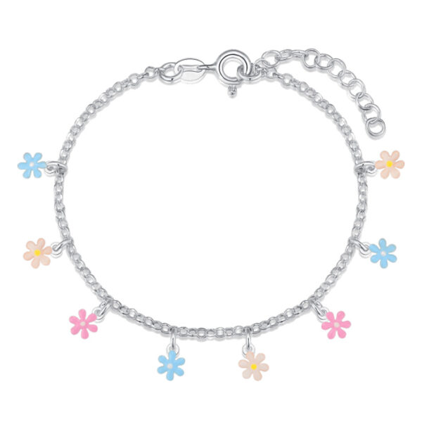 8 Flowers Armband Silvur - Image 2