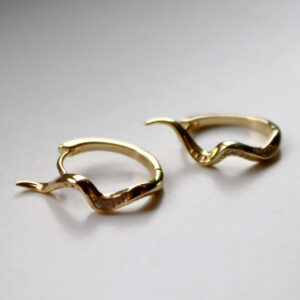 Darling River Hoops Big Gylt Silvur