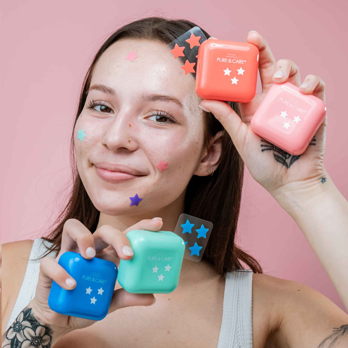 Anti-Pimples Patches Box Star Rose & Purple - Image 4