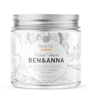 Natural Toothpaste Krukka White with Fluoride