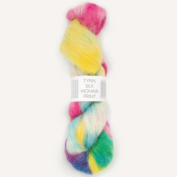 Tynn Silk Mohair Print