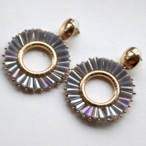 Silver Circle Oyraringar Gylt Stál