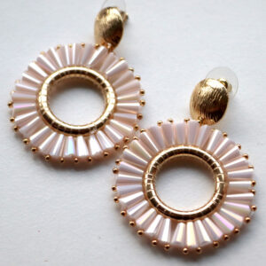 White Circle Oyraringar Gylt Stál