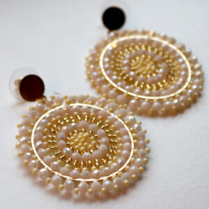 White Circle Oyraringar Gylt Stál