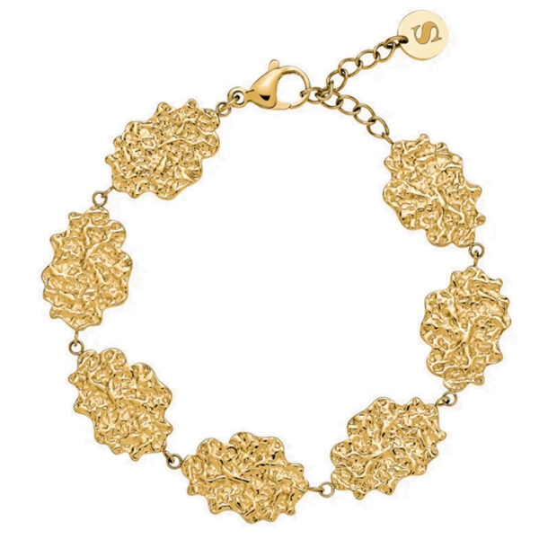 Sophia Large Armband Gylt Stál