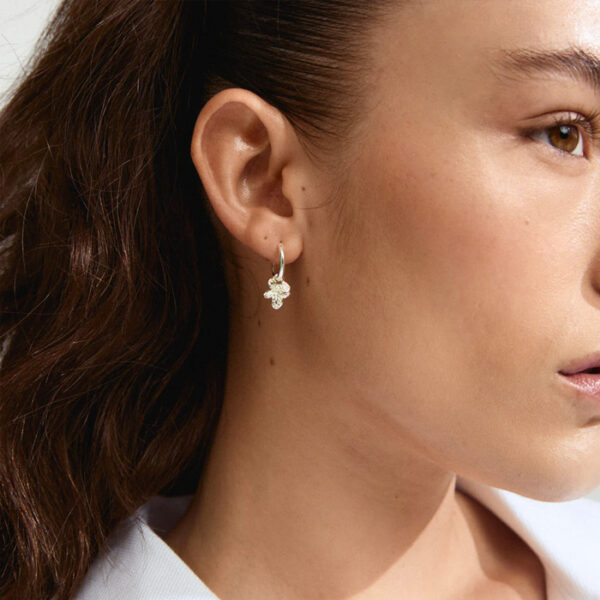 Charmaine Hoops Oyraringar Silvrað - Image 3