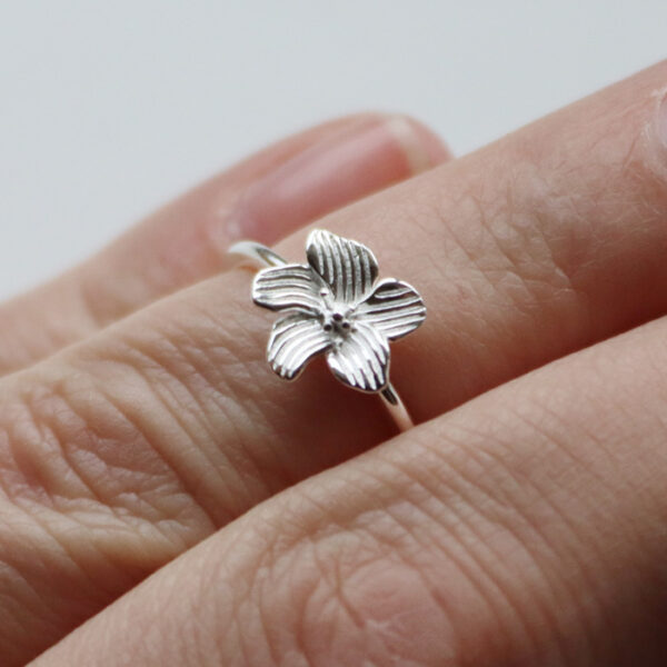 Jasmin Ringur Silvur - Image 3