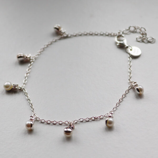 Darling Bubbels Armband Silvur