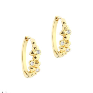 Darling Rock Hoops Oyraringar Gylt Silvur