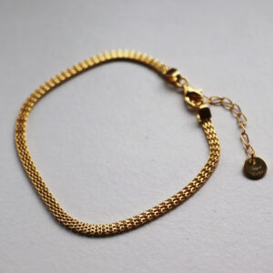 Flata Armband Gylt Silvur