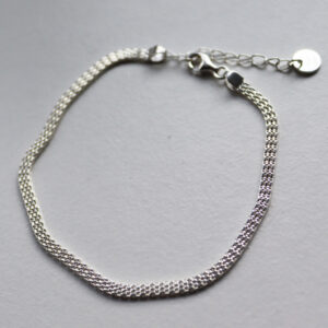 Flata Armband Silvur