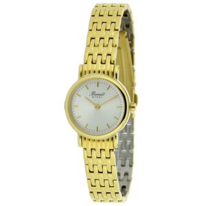 Damu Ur 1018D Gylt Stál White við Leinkjureim