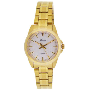 Damu Ur 1203D Gylt Stál White við Leinkjureim