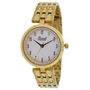 Damu Ur 1517TDT Gylt Titanium White við Leinkjureim