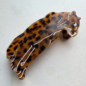 Leopard Hárklemma Brún