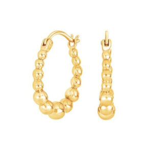 MAMBO52 Hoops Oyraringar Gylt Silvur
