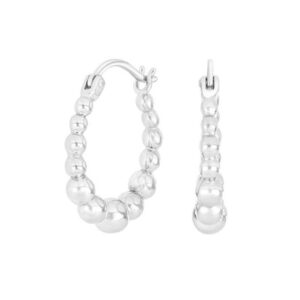 MAMBO52 Hoops Oyraringar Silvur