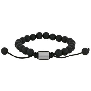 Black Agate 8 mm Perluarmband