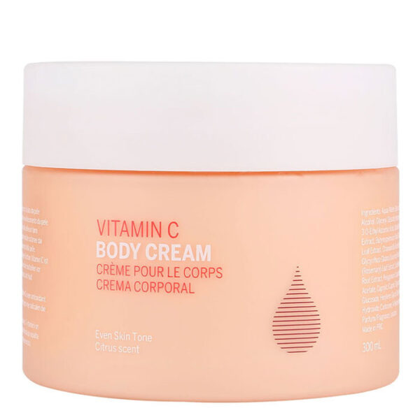 Body Cream Jar Vitamin C