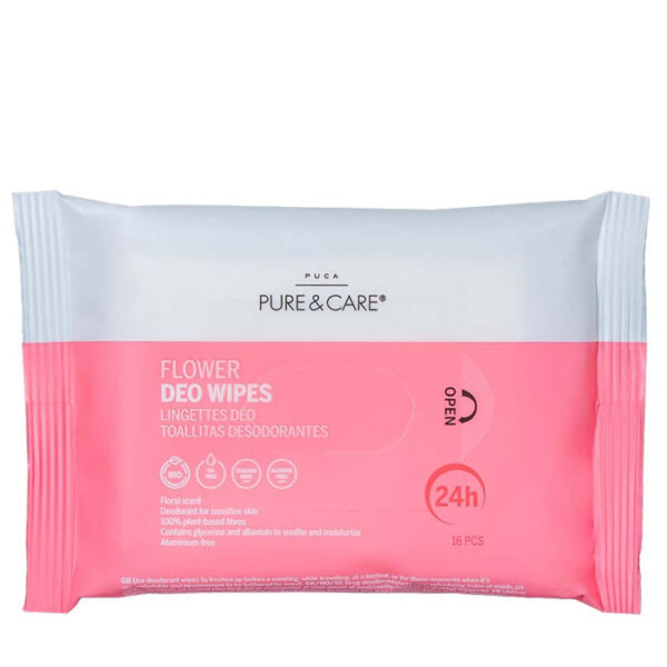 Body Deo Wipes Flower
