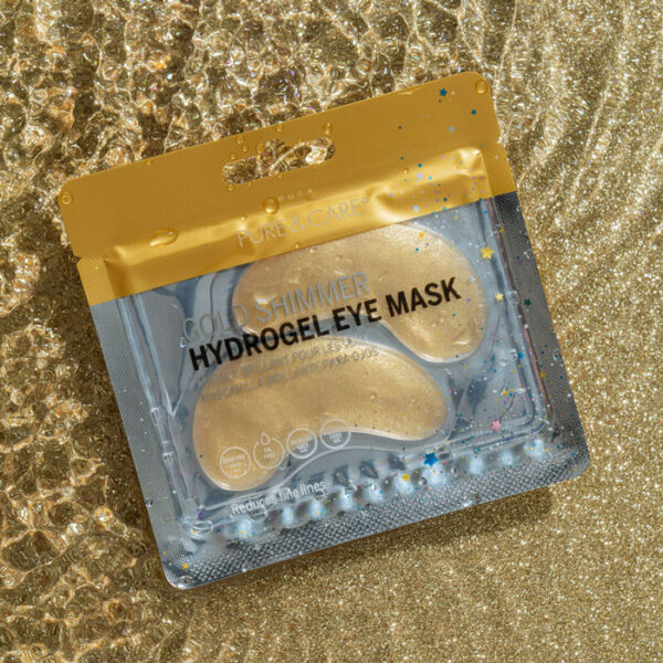Hydrogel Eye Mask Gold Shimmer - Image 2