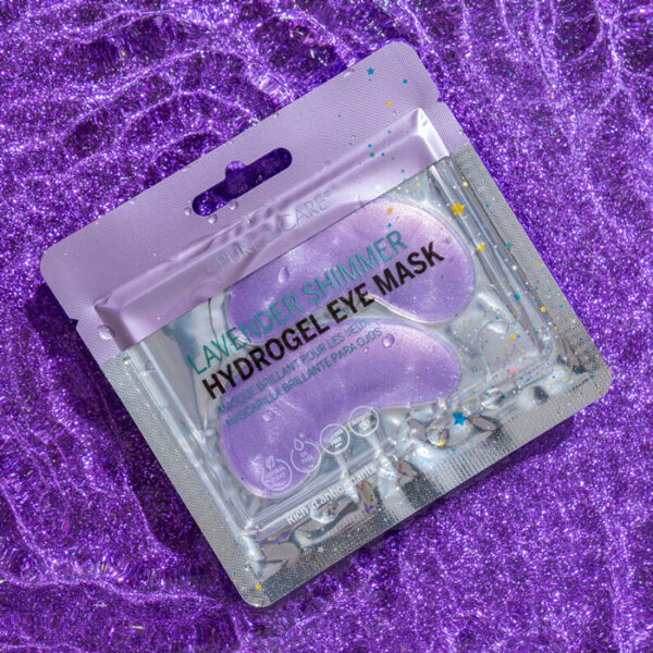 Hydrogel Eye Mask Lavender Shimmer - Image 2