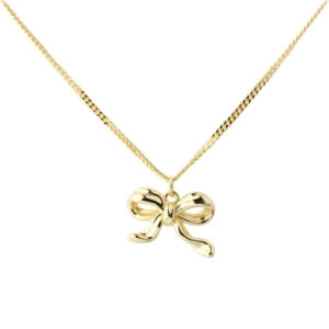 New Curve Bow Halsketa Gylt Silvur