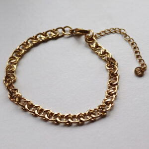 Granny Armband Gylt Stál