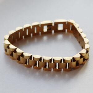 Heawy Kelly Armband Gylt Stál