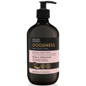 Goodness Hand Wash Rose & Geranium 500 ml