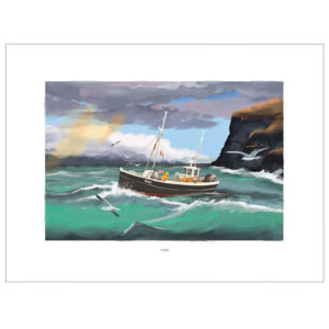 Aftur av Útróðri Plakat 40 x 30 cm