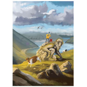 "Her er Einki Trøll" Plakat 50 x 70 cm
