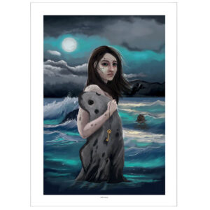 Kópakonan Plakat 50 x 70 cm