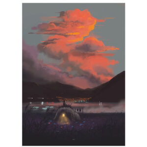 Kvøldseta Plakat 30 x 40 cm