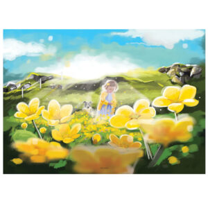 FJORD Plakat Sólja 40 x 30 cm