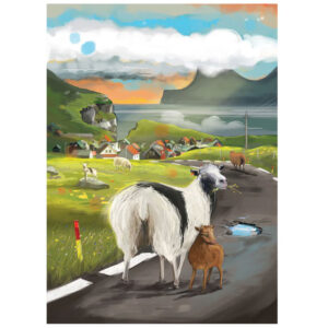 Summarkvøld Plakat 50 x 70 cm