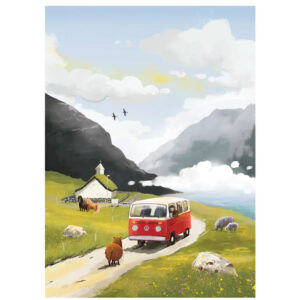 Treiska Ærin Plakat 30 x 40 cm